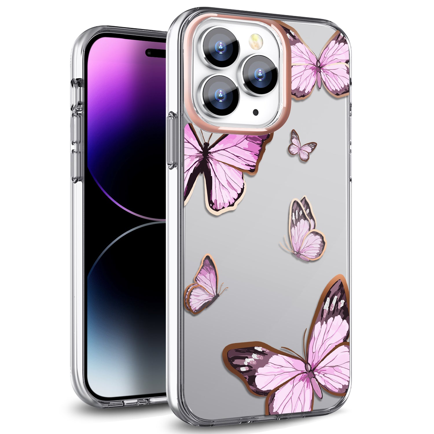 Tough On iPhone 14 Pro Max Case Butterfly Classic