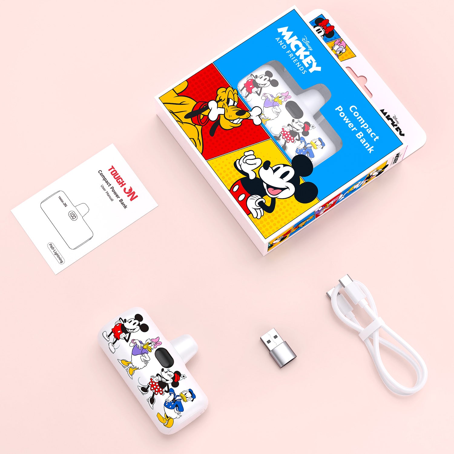 Disney Compact 5000mAh Power Bank with Lightning Connector