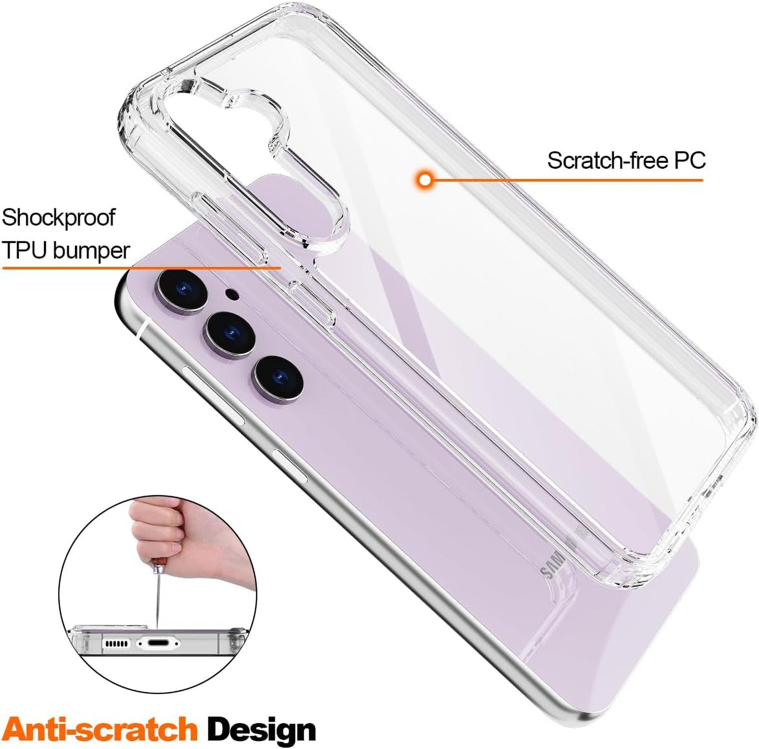 Tough On Samsung Galaxy S24 Case Clear Air