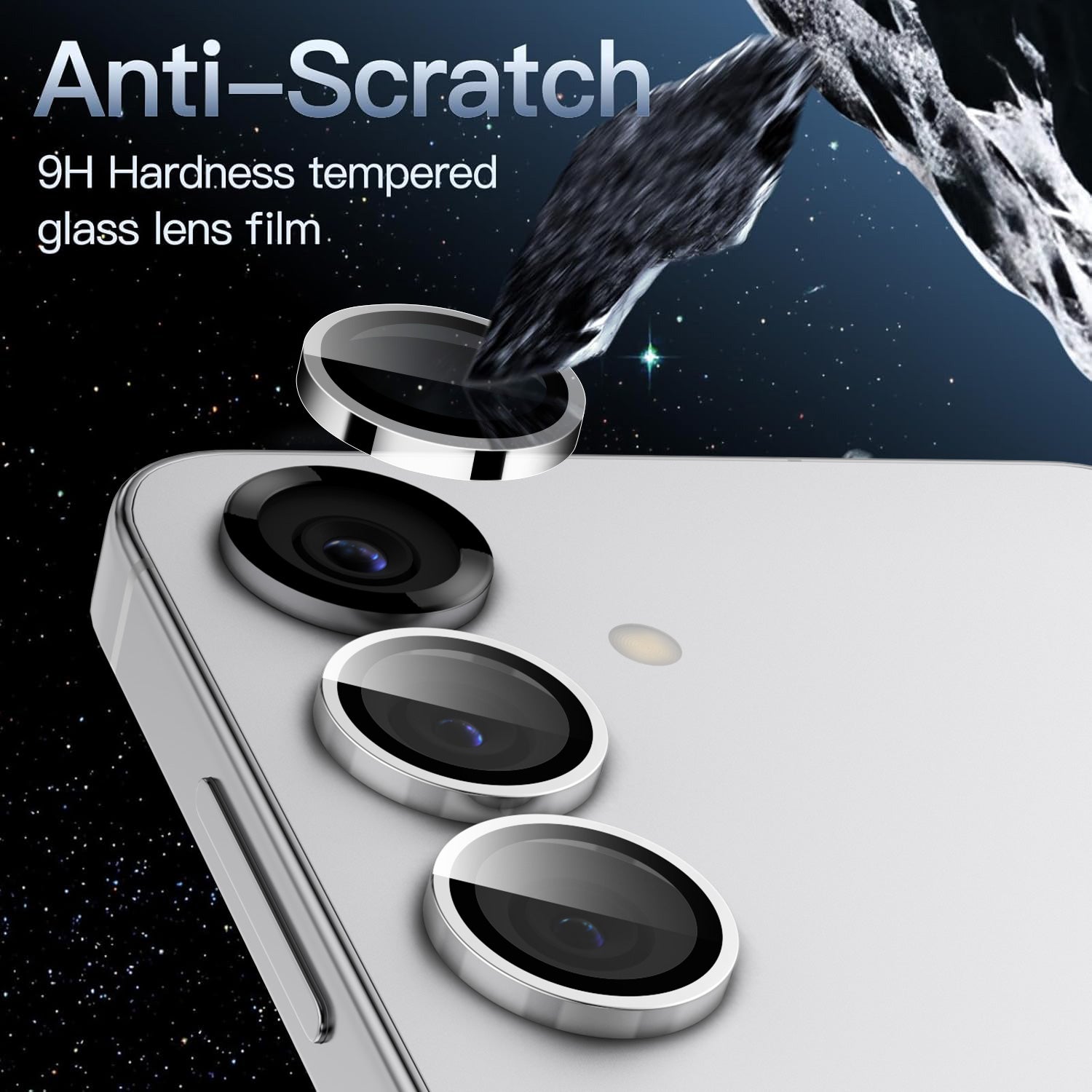 Tough On Samsung Galaxy S25 Camera Lens Protector Clear