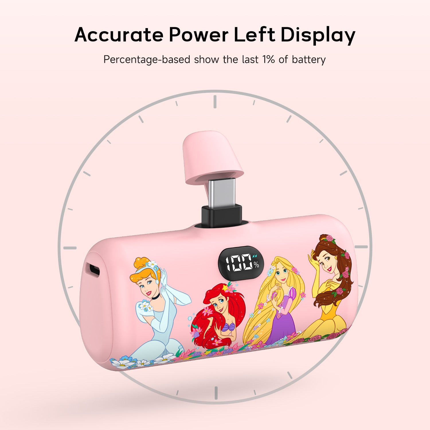 Disney Compact 5000mAh Power Bank with USB-C Connector