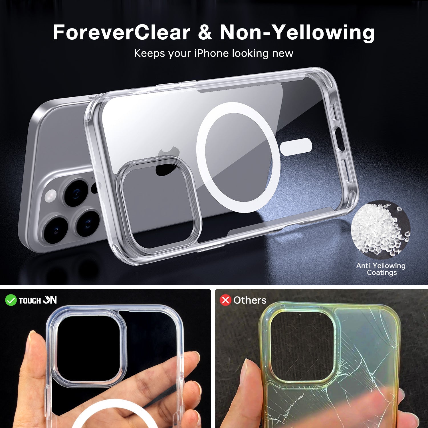 Tough On iPhone 16 Pro Max Case Tough Clear