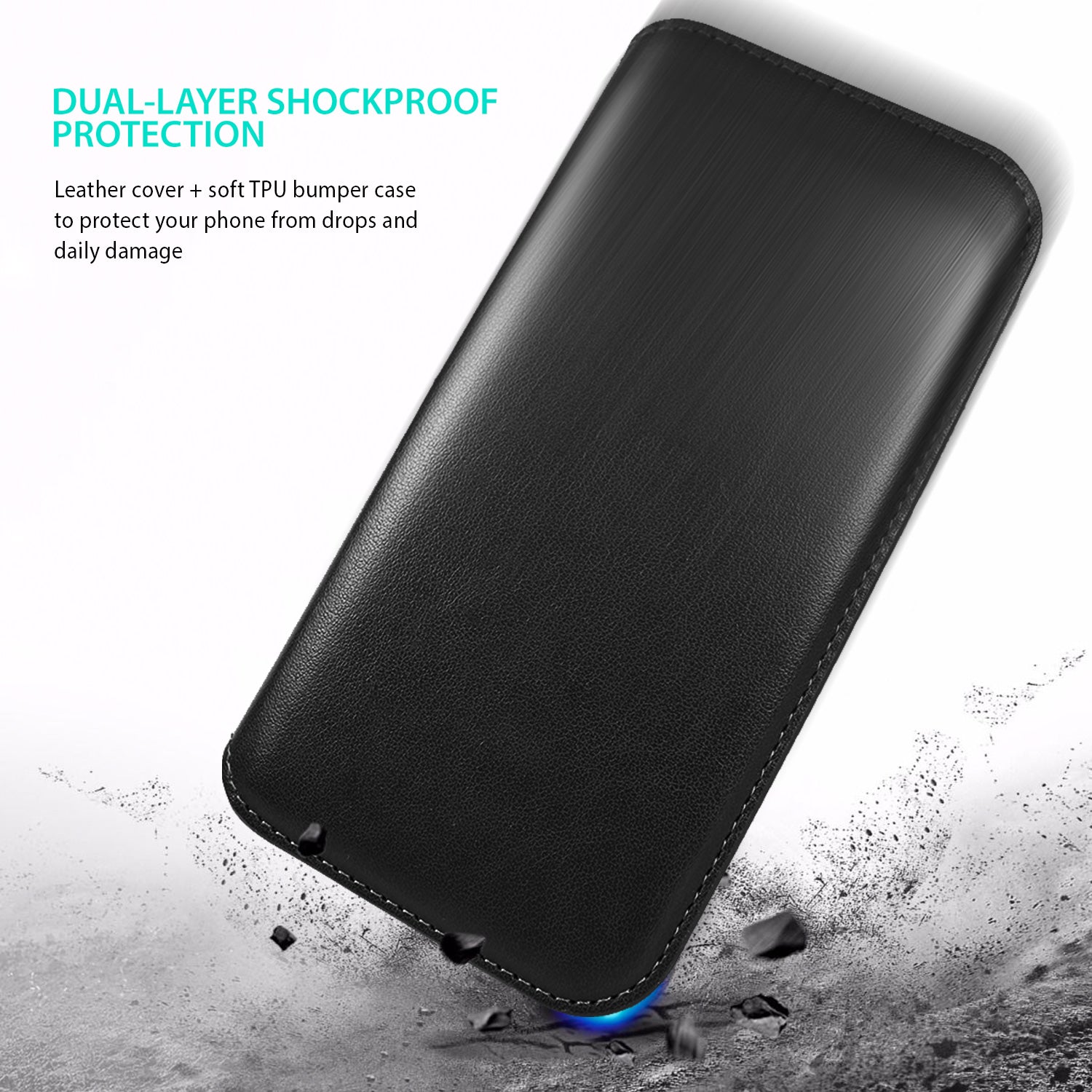 Tough On iPhone 15 Pro Case Magnetic Fine Detachable Leather