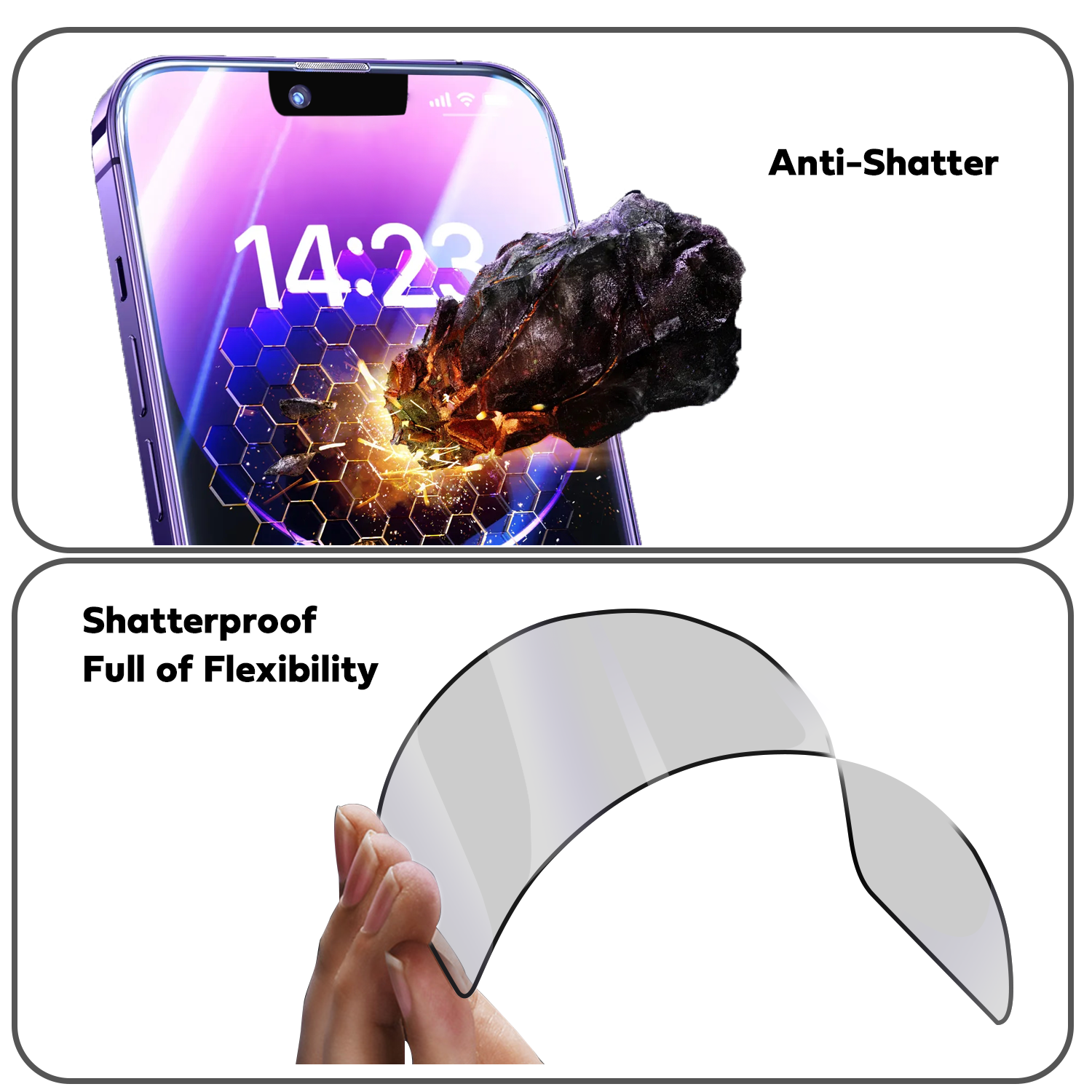 Tough On HD Clear Nano Glass Screen Protector for iPhone