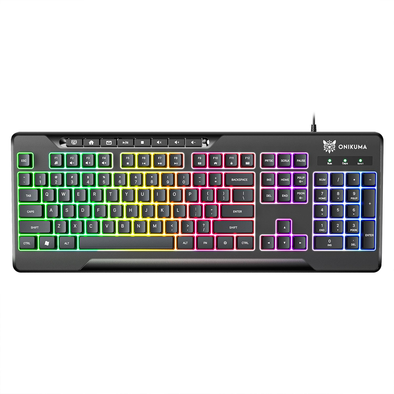 Onikuma G32 Wired Gaming Keyboard with RGB Backlit