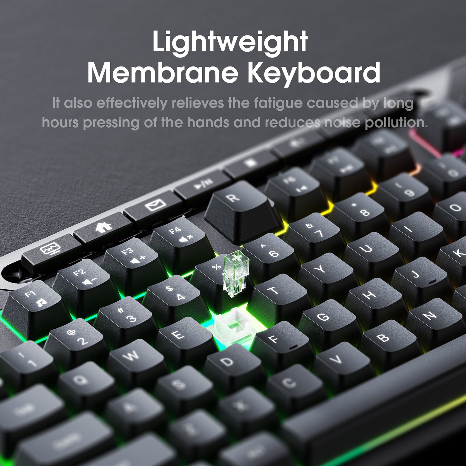 Onikuma G32 Wired Gaming Keyboard with RGB Backlit