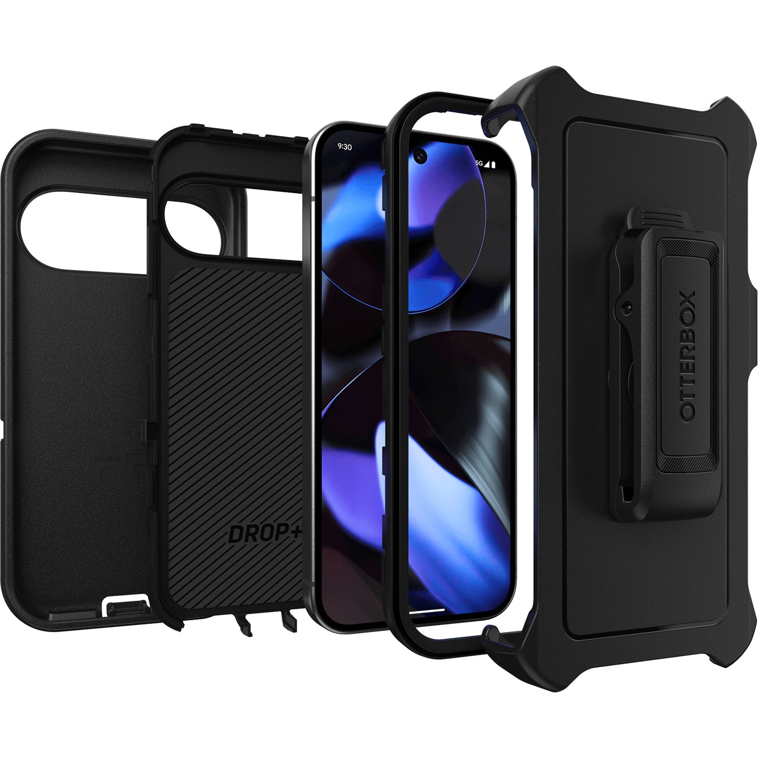 OtterBox Google Pixel 9 Pro Case Defender Series Black