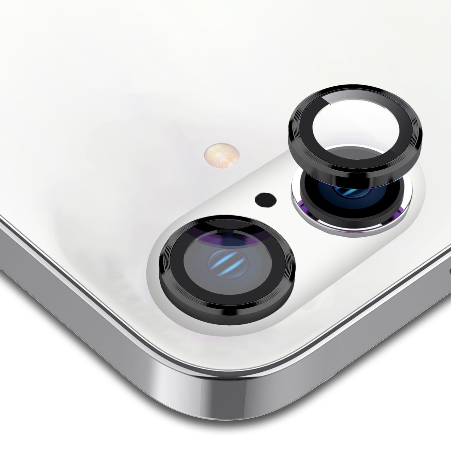 Tough On iPhone 16 Camera lens Protector Tempered Glass Individual Ring