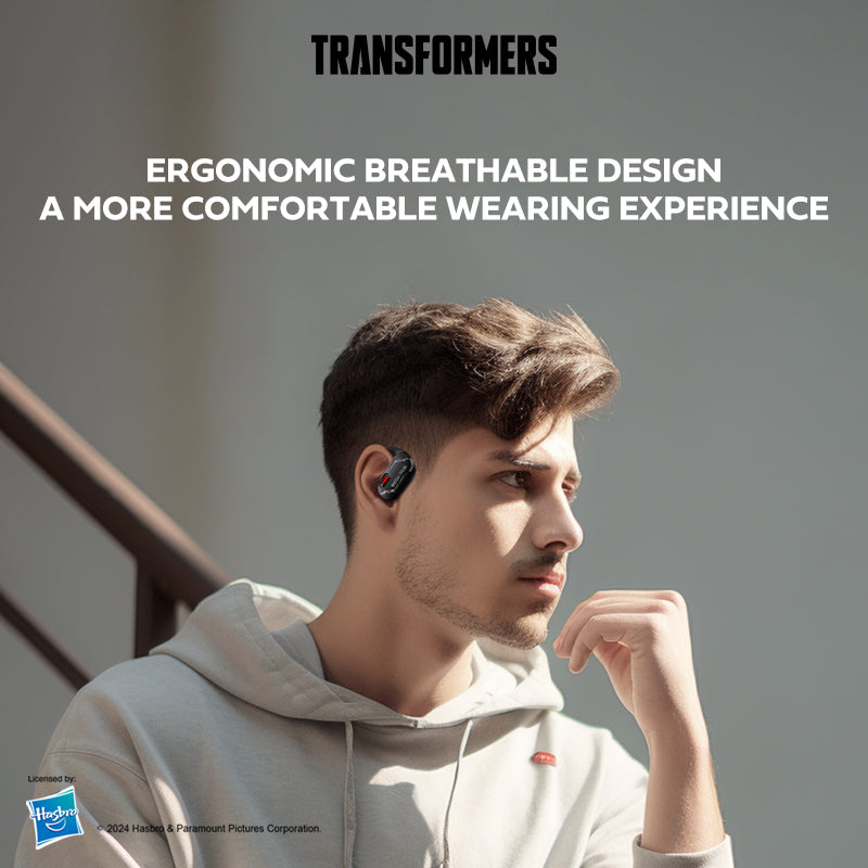 Transformers Open-Ear Headphones Bluetooth 5.4 Earbuds TF-T15