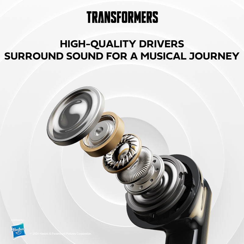 Transformers True Wireless Earbuds Bluetooth 5.4 Headphones TF-T31