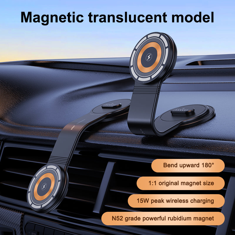 Tough On 15W Magnetic Wireless Car Charger with Adjustable Arm