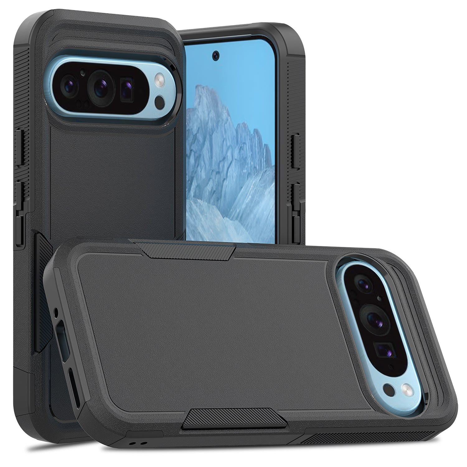 Tough On Google Pixel 9 Case Tough Armor Black