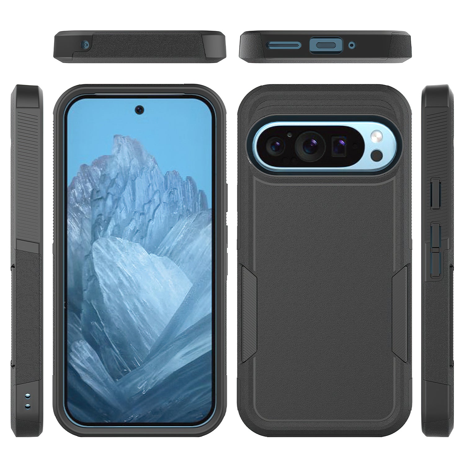 Tough On Google Pixel 9 Pro Case Tough Armor Black