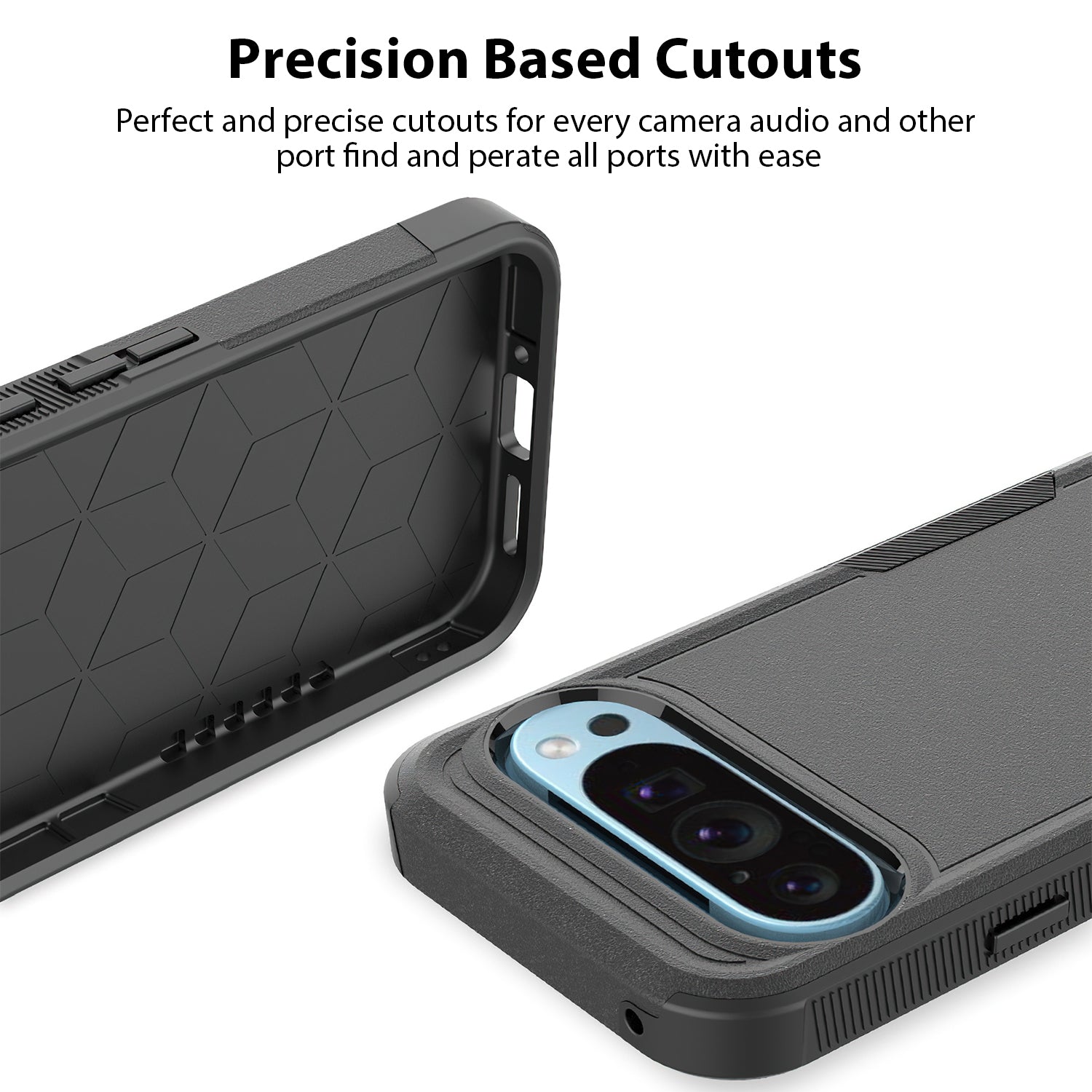 Tough On Google Pixel 9 Pro Case Tough Armor Black