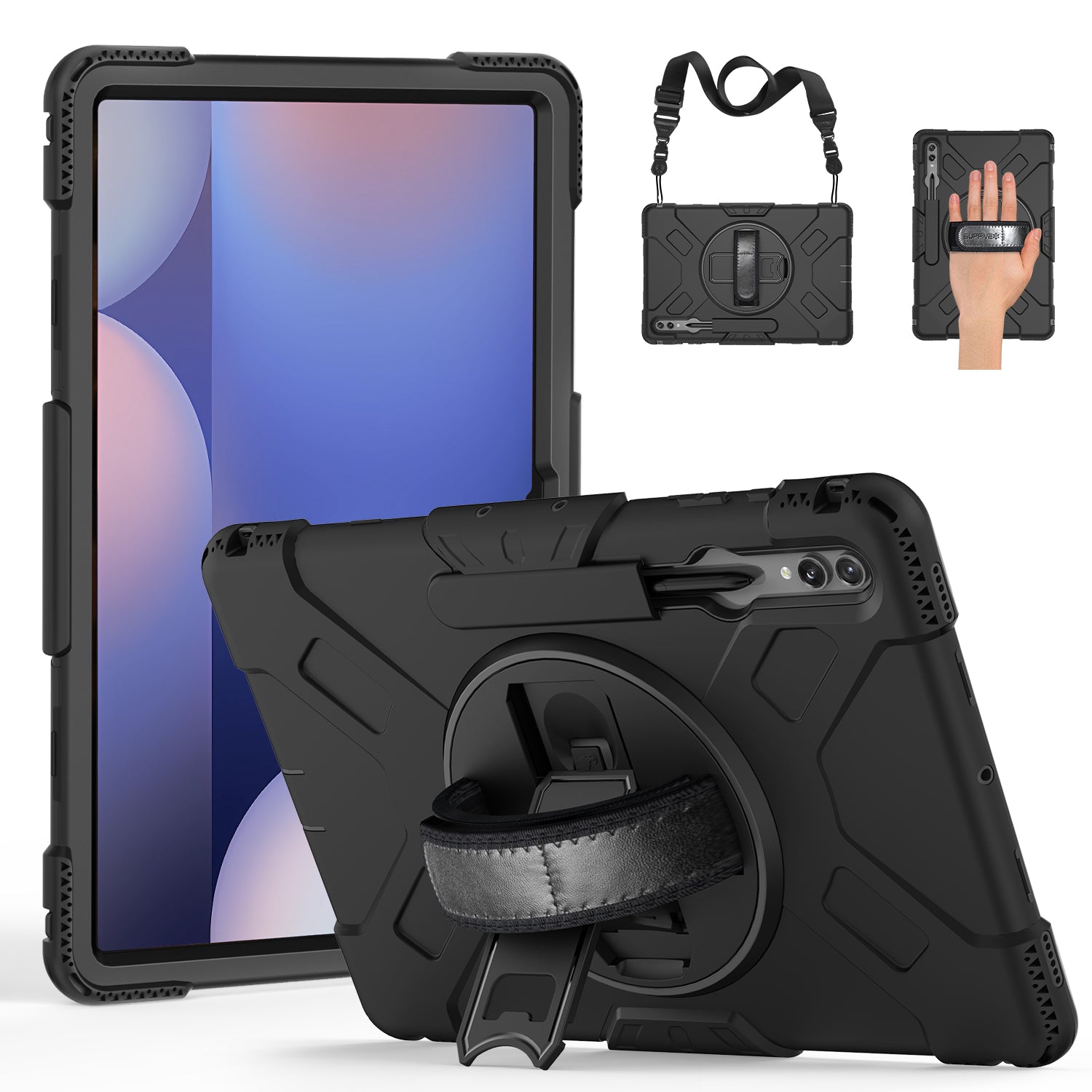 Tough On Samsung Galaxy Tab S10 Ultra Case Rugged Protection Black