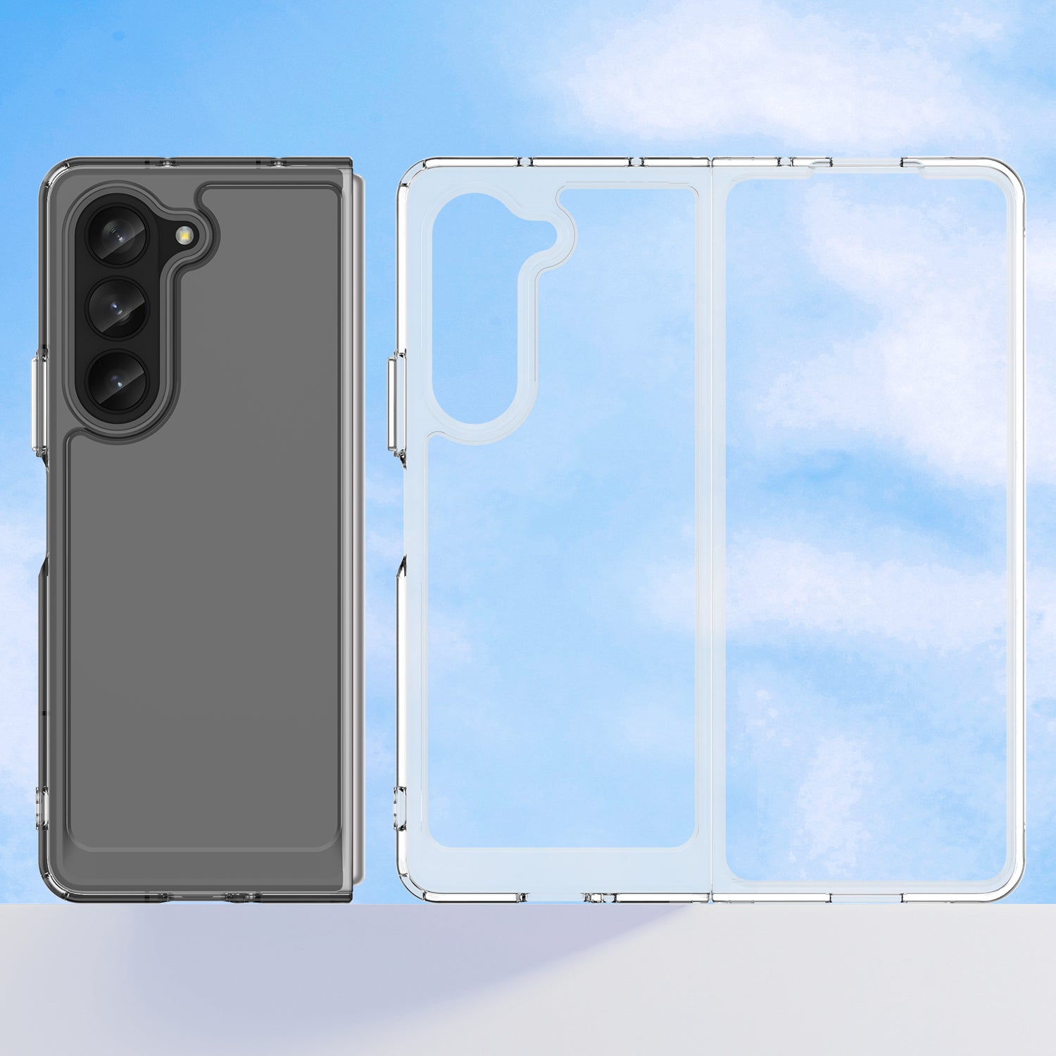 Tough On Samsung Galaxy Z Fold5 5G Case Tough Clear Air