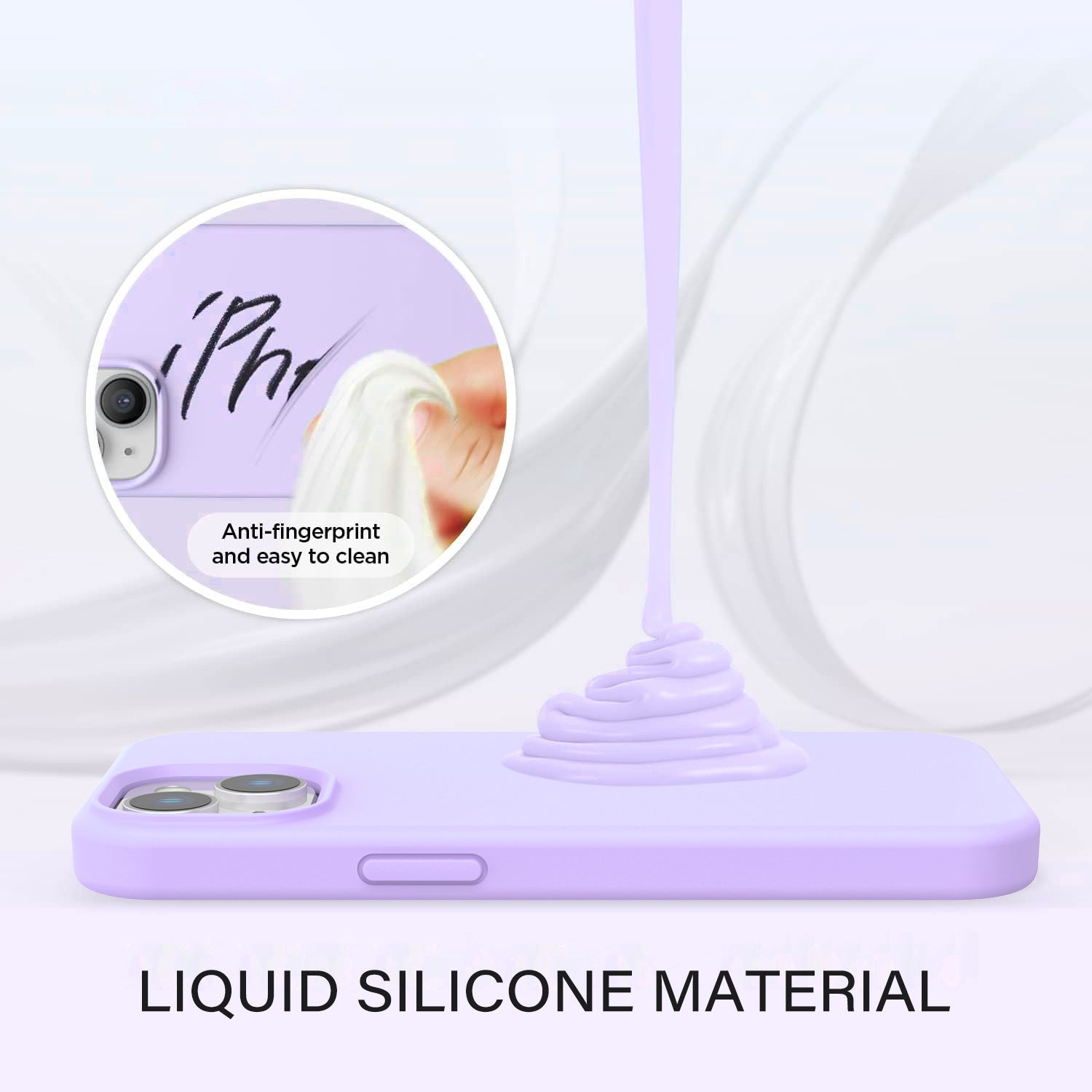 Tough On iPhone 15 Strong Liquid Silicone Case with Magsafe