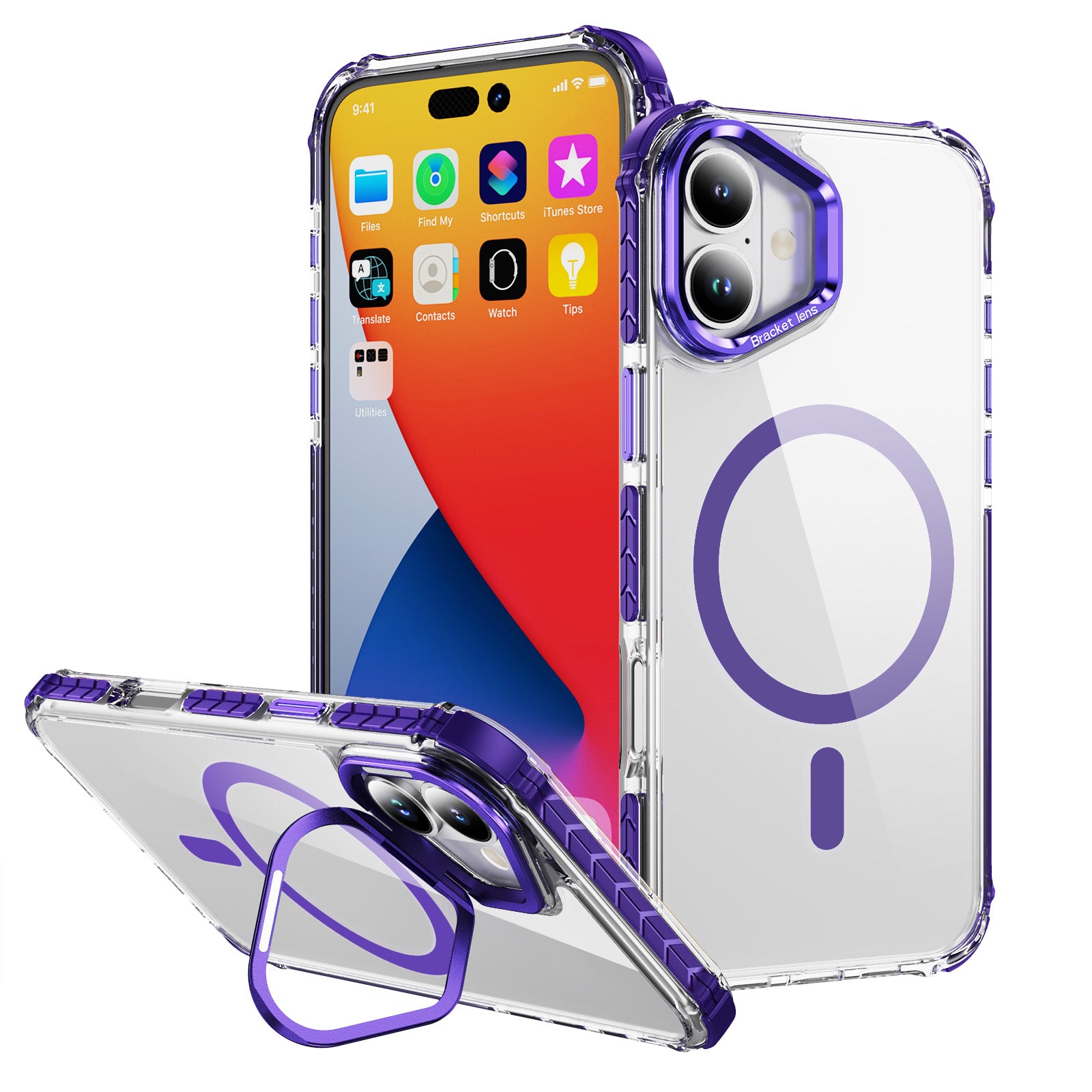 Tough On iPhone 16 Plus MagSafe Case with Camera Stand