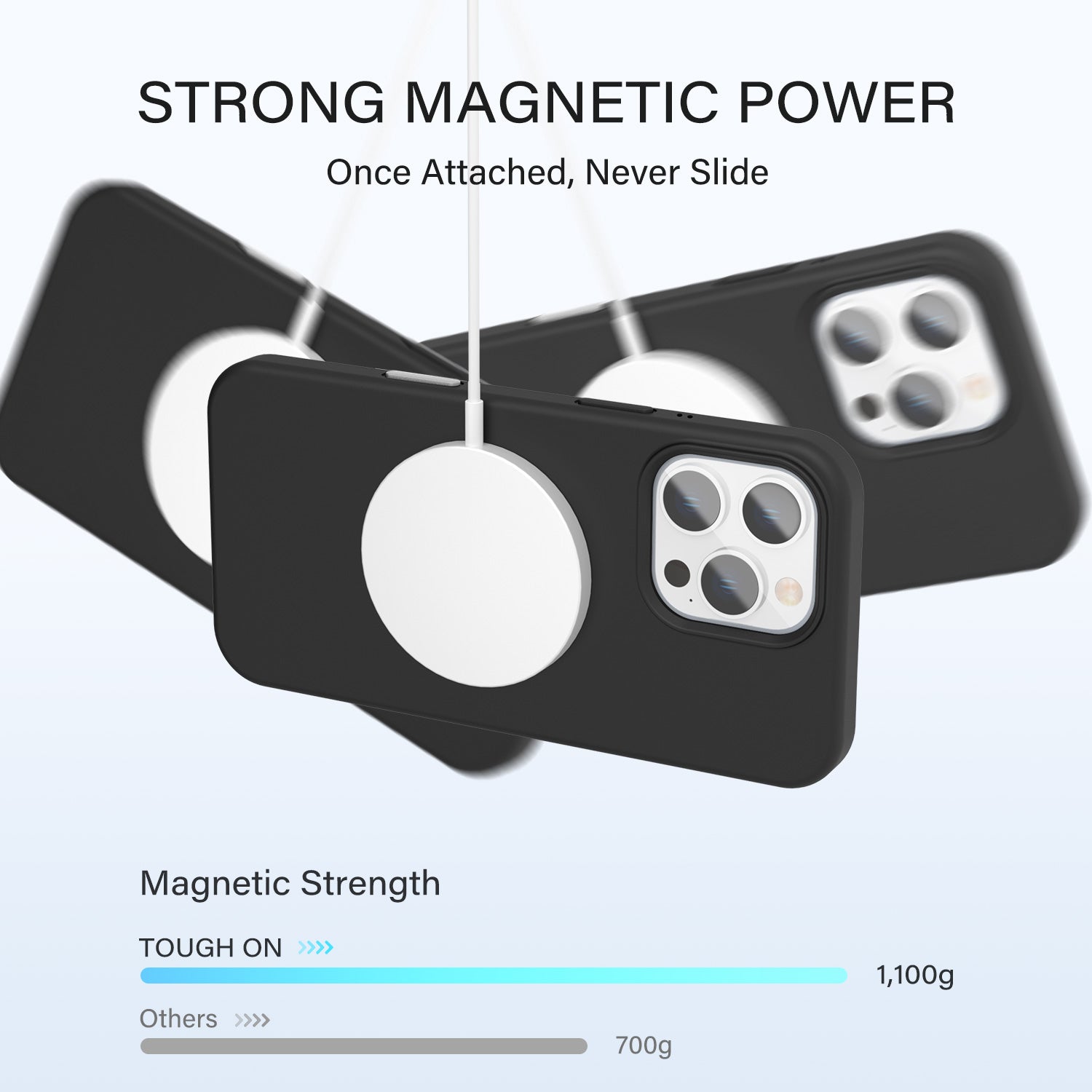 Tough On iPhone 16 Pro Strong Liquid Silicone Case with Magsafe