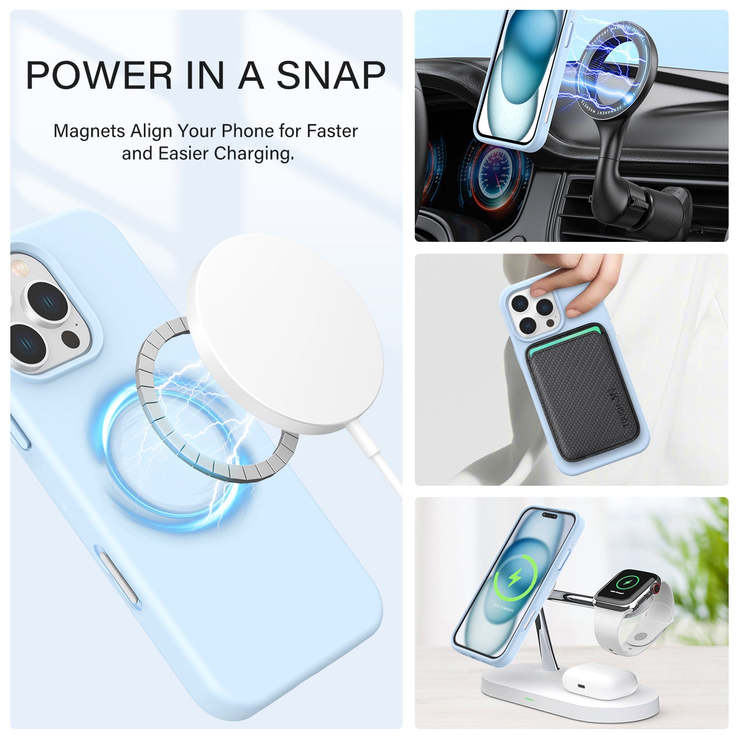 Tough On iPhone 16 Pro Strong Liquid Silicone Case with Magsafe