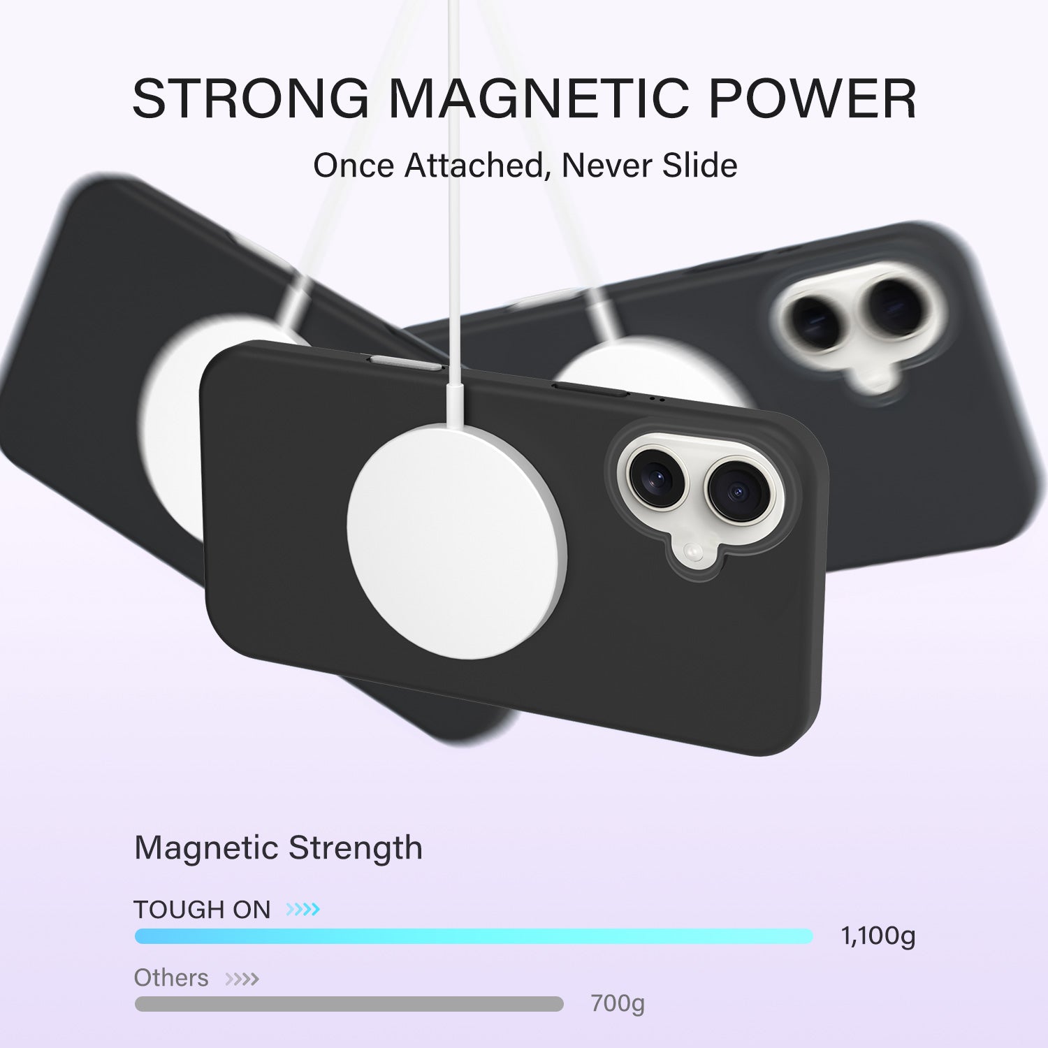 Tough On iPhone 16 Strong Liquid Silicone Case with Magsafe