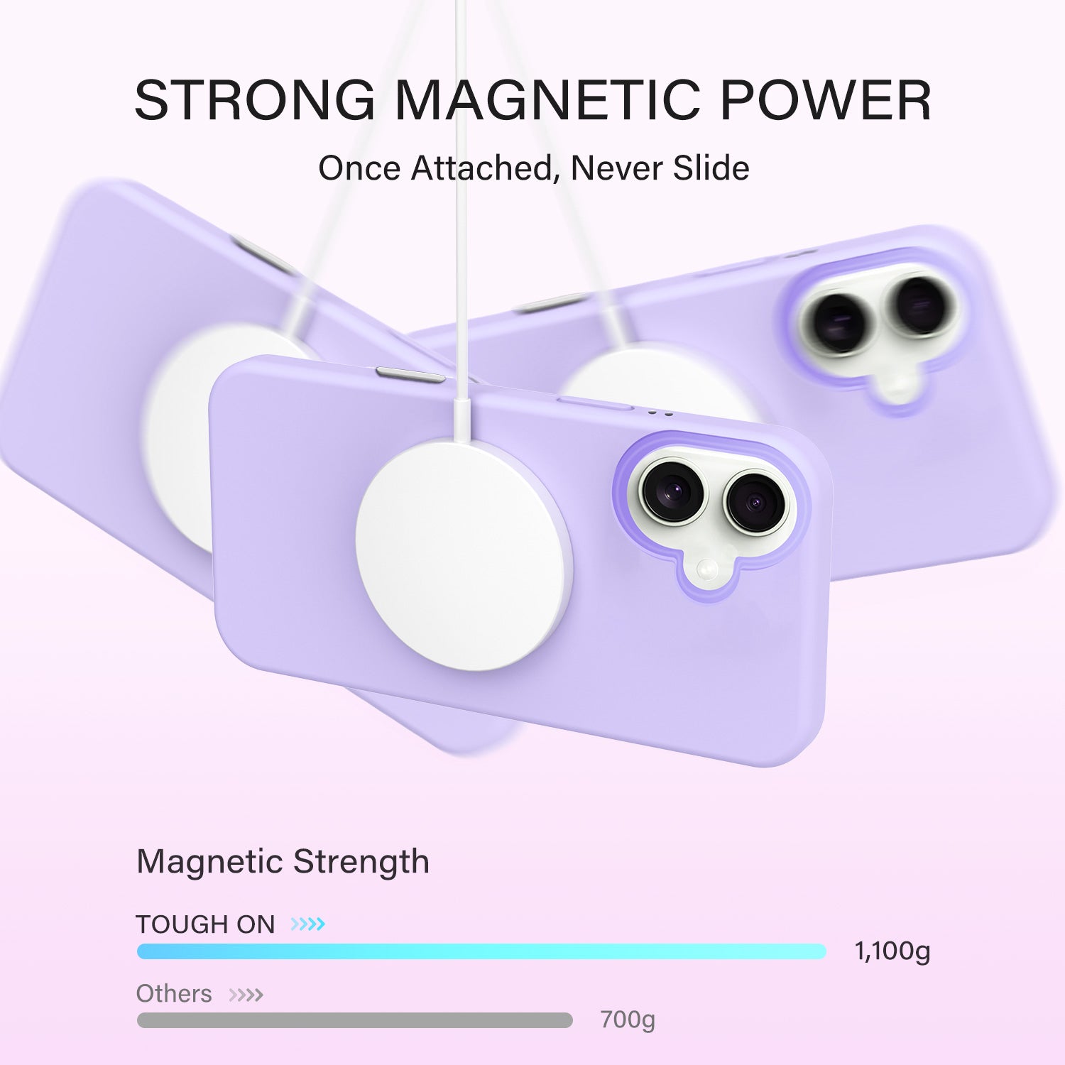 Tough On iPhone 16 Strong Liquid Silicone Case with Magsafe