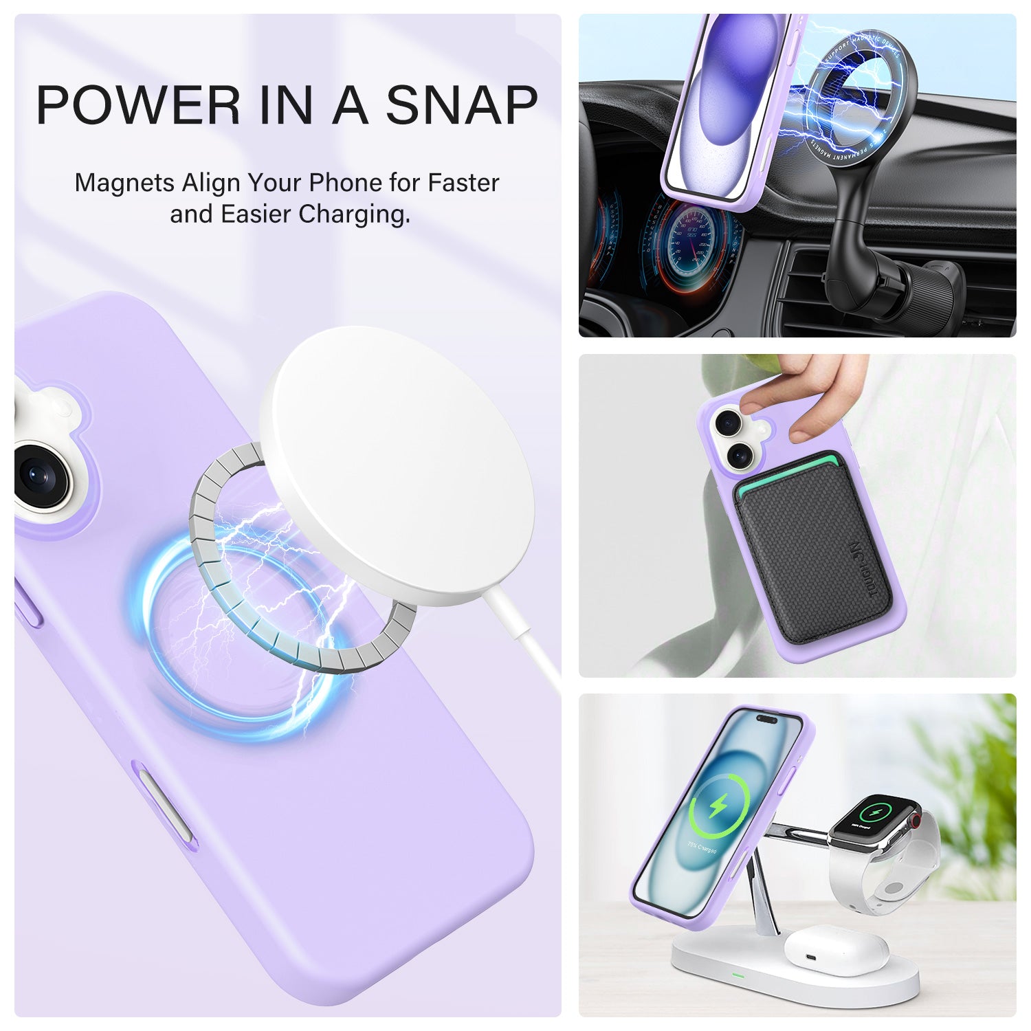 Tough On iPhone 16 Plus Strong Liquid Silicone Case with Magsafe