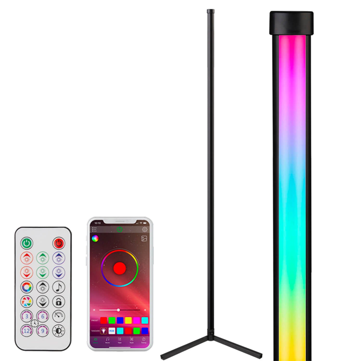 Colour changing deals standing lamp