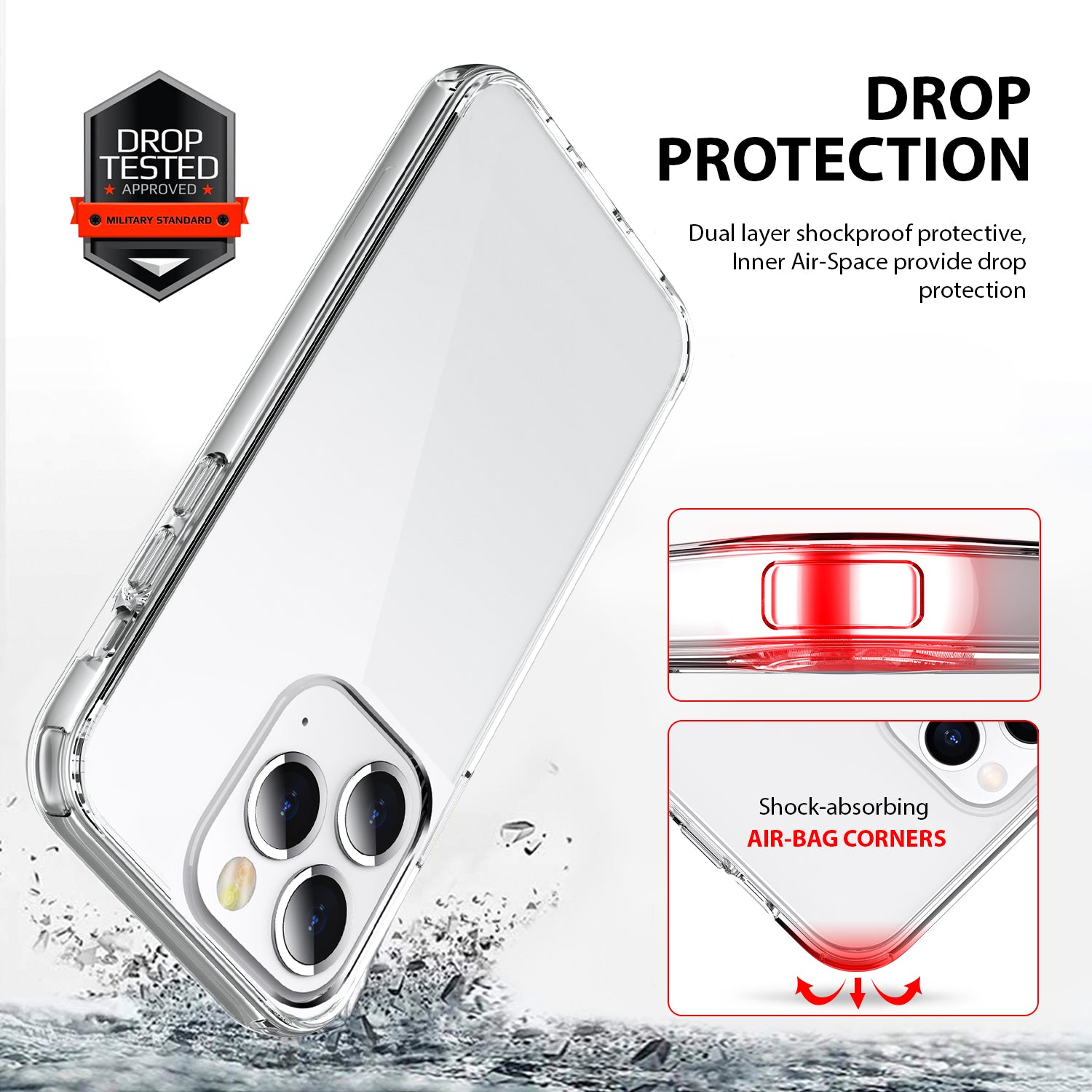 Tough On iPhone 14 Pro Case Clear Air