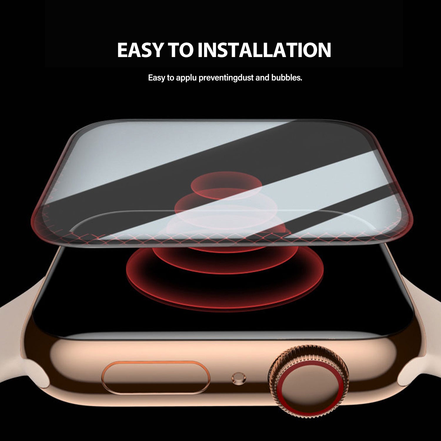 Glass pro plus screen hot sale protector instructions apple watch