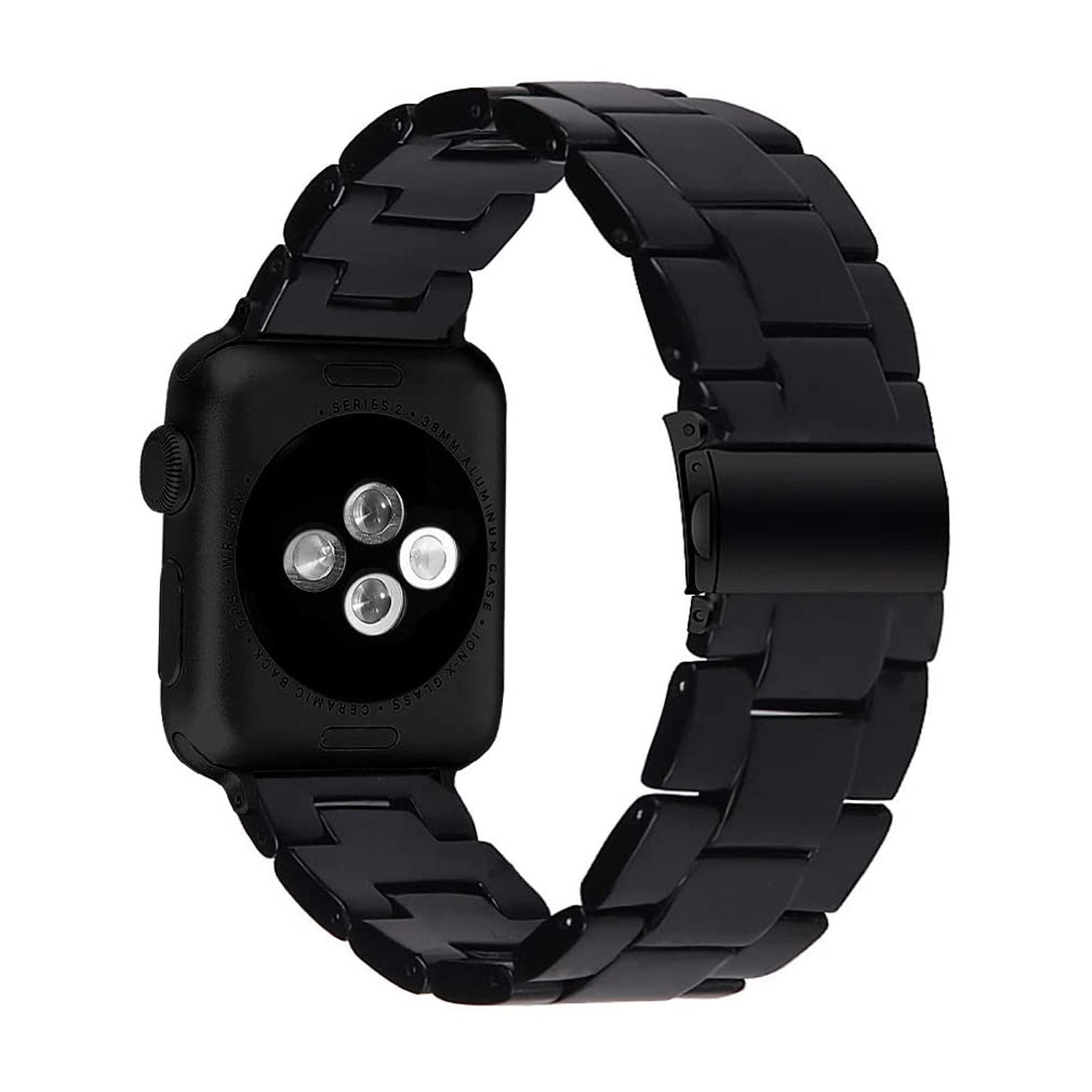 Tough On Apple Watch Band Series 1 2 3 38mm Resin Black